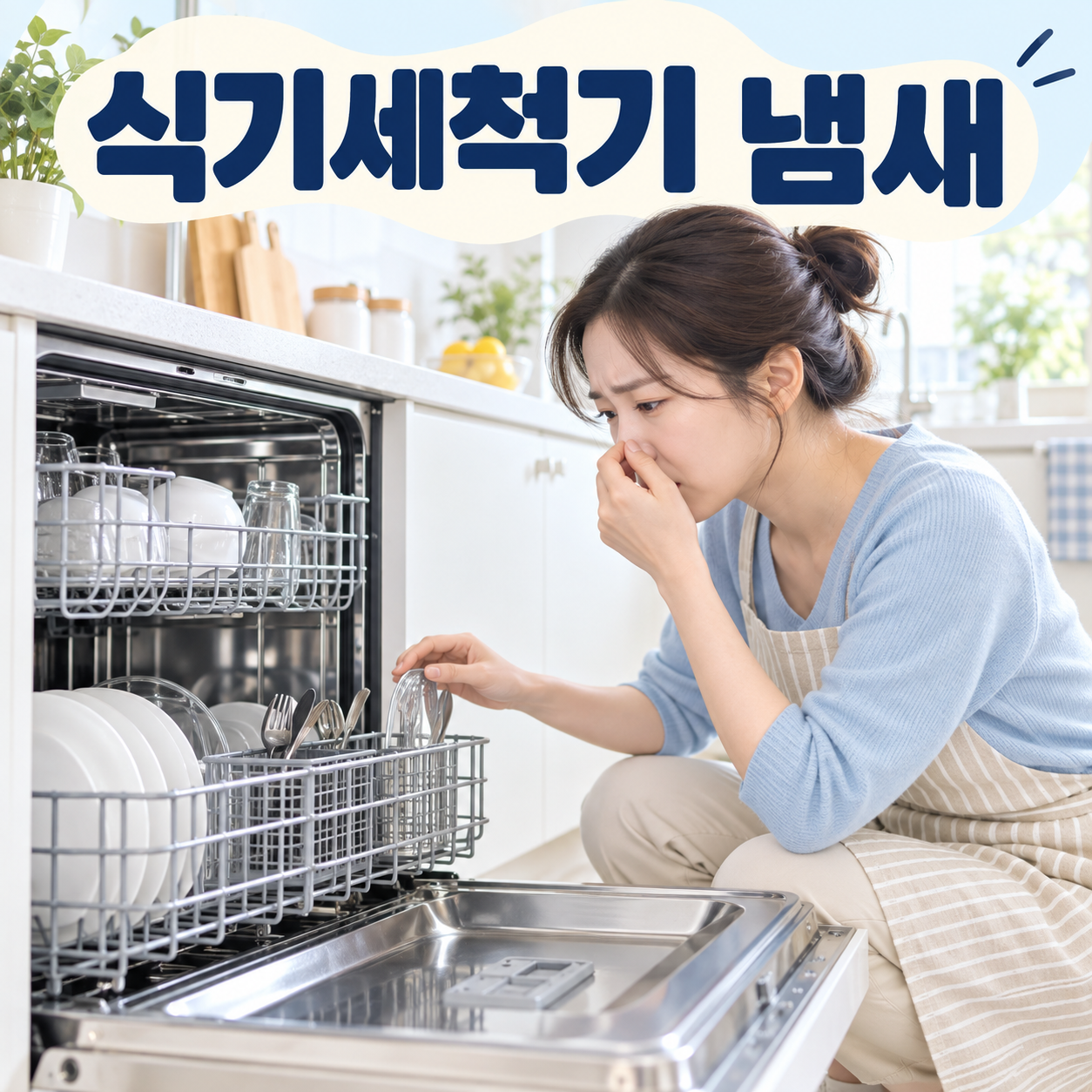 식기세척기 냄새 점검