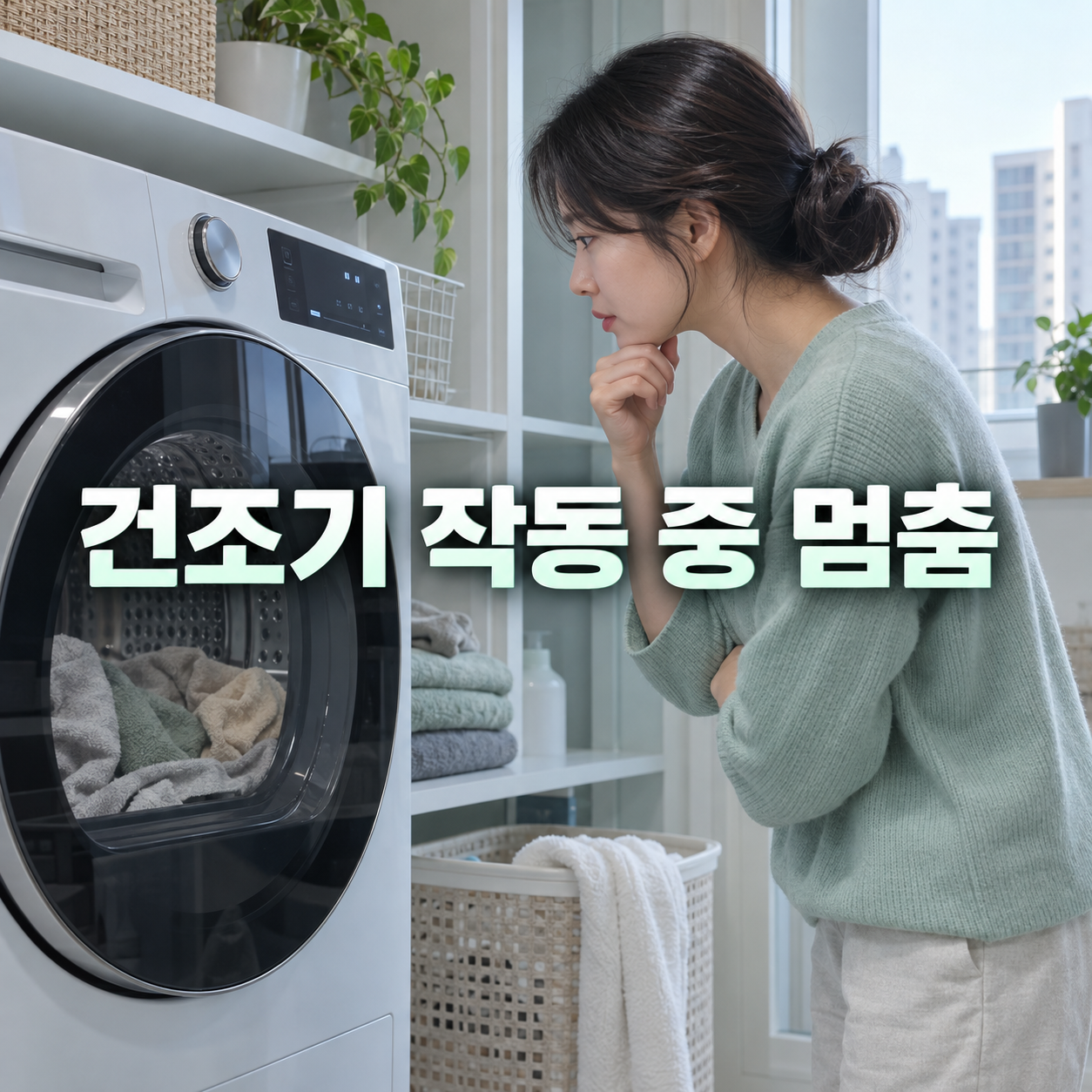 건조기 작동 중 멈춤 썸네일