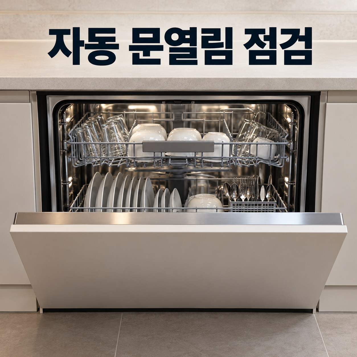 식기세척기 자동 문열림 대표 이미지