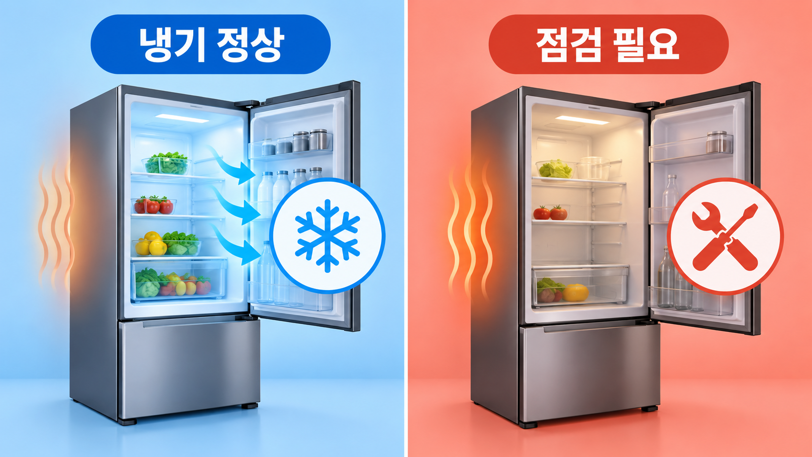 정상 발열과 서비스 점검 구분