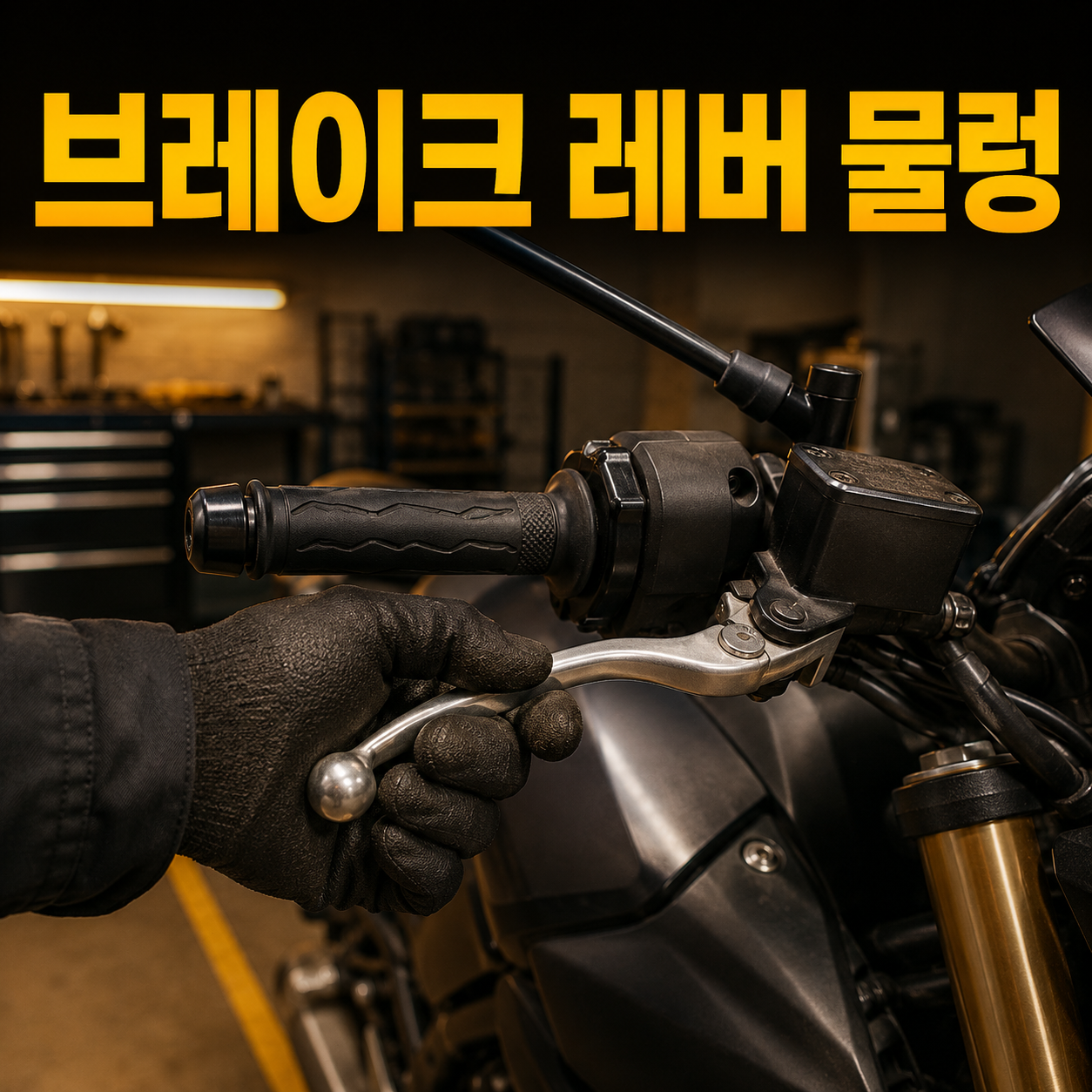 브레이크 레버 물렁