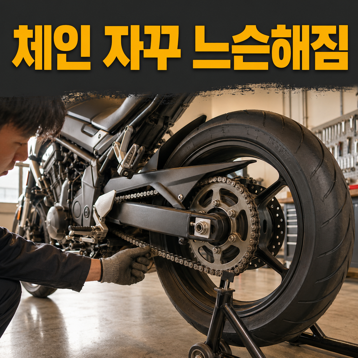 체인 자꾸 느슨해짐