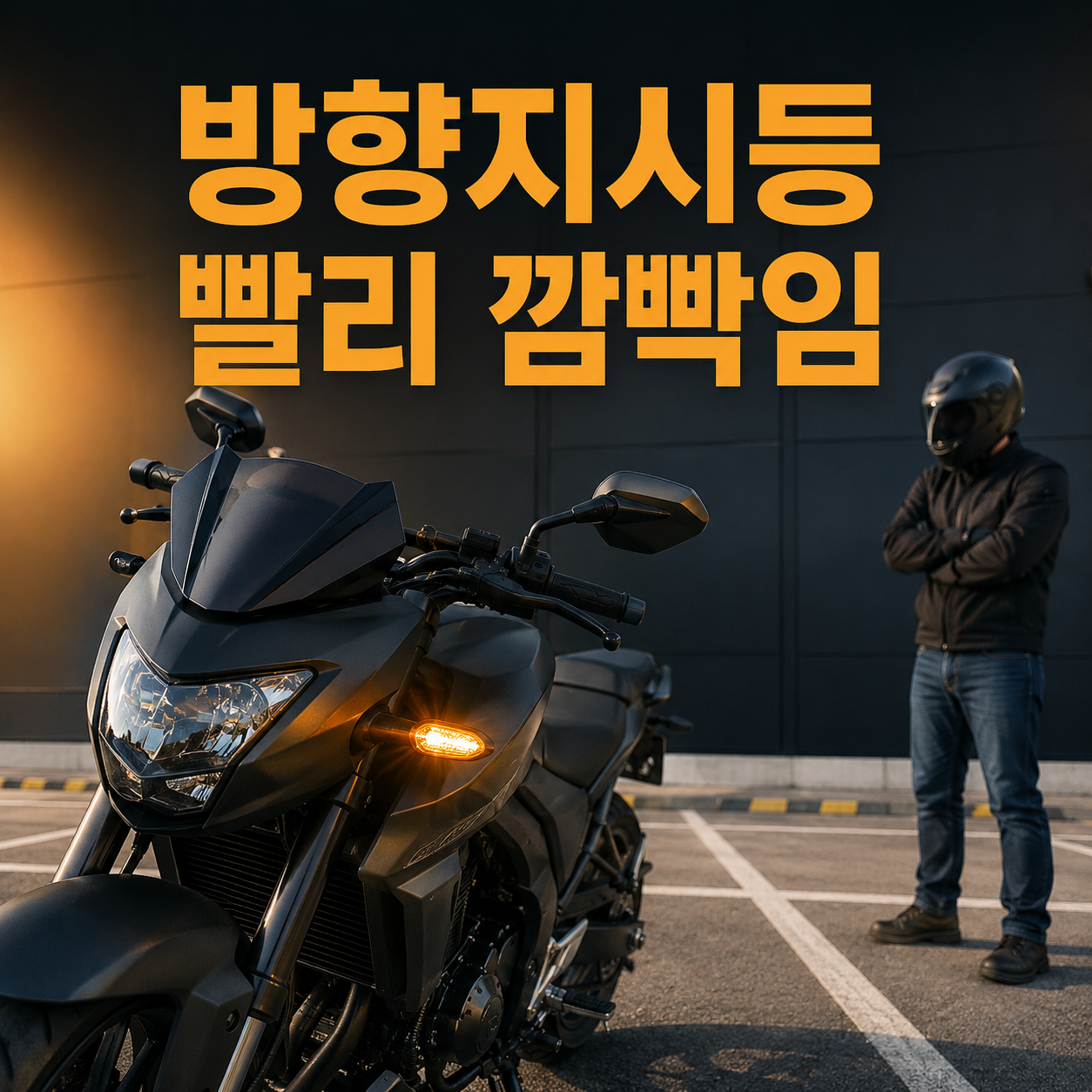 방향지시등 빨리 깜빡임