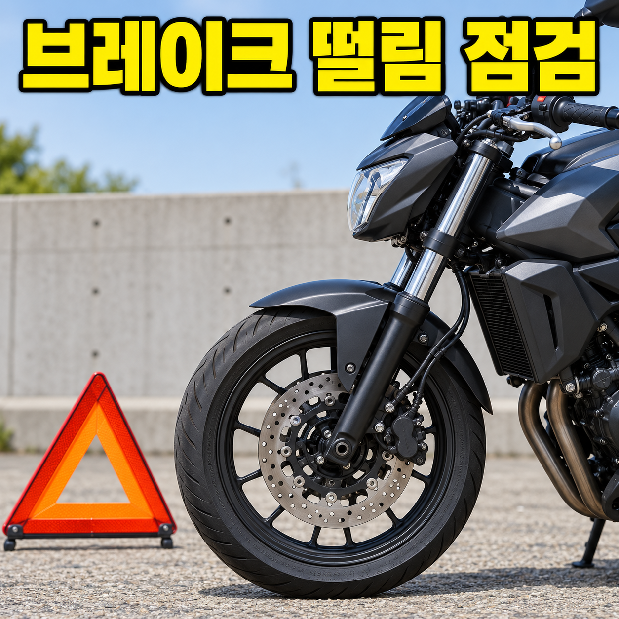 브레이크 떨림 점검 대표 이미지