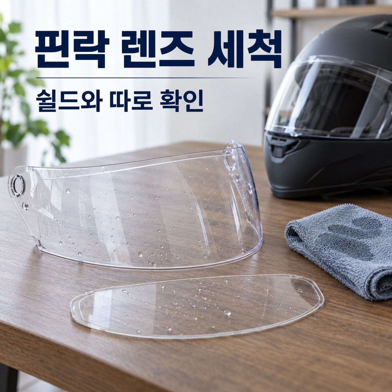 핀락 렌즈와 쉴드를 따로 관리하는 개념