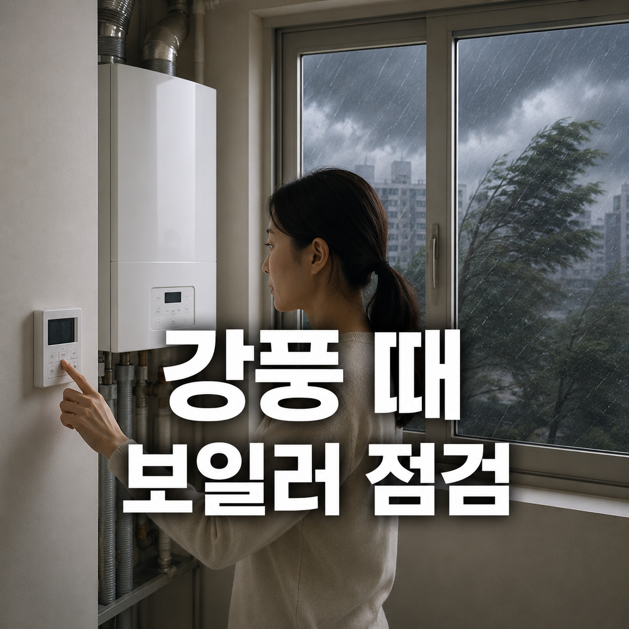 강풍 때 보일러 점검 대표 이미지