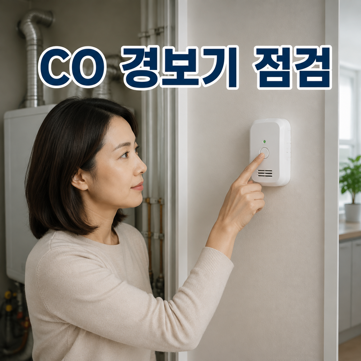 CO 경보기 점검