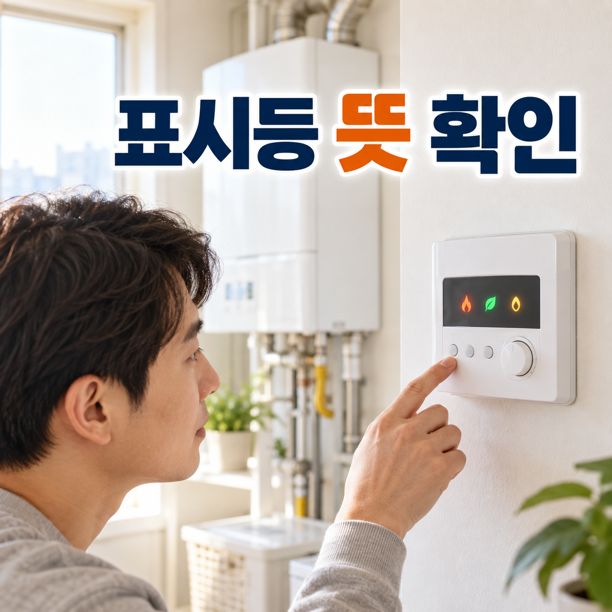 표시등 뜻 확인