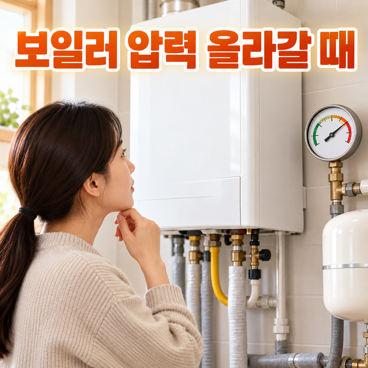 보일러 압력 올라갈 때