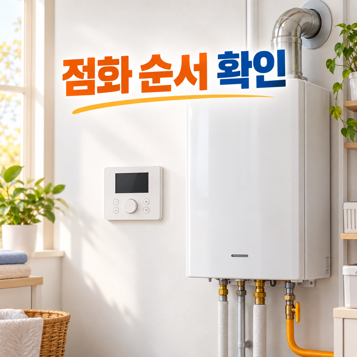 보일러 점화 순서 대표