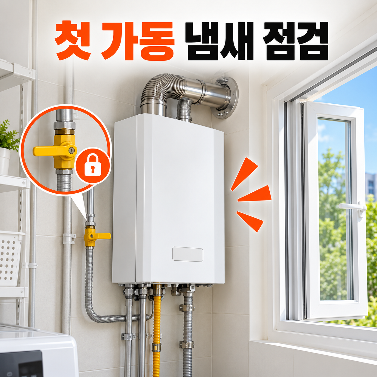 보일러 첫 가동 냄새 점검 대표