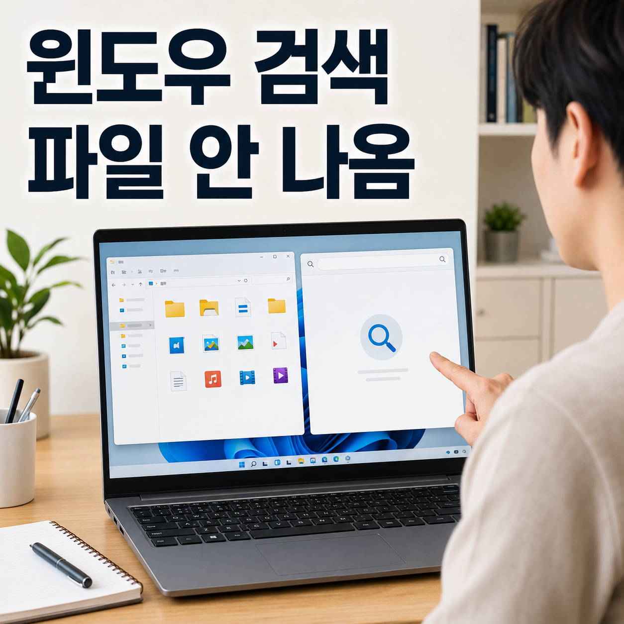 윈도우 검색 파일 안 나옴