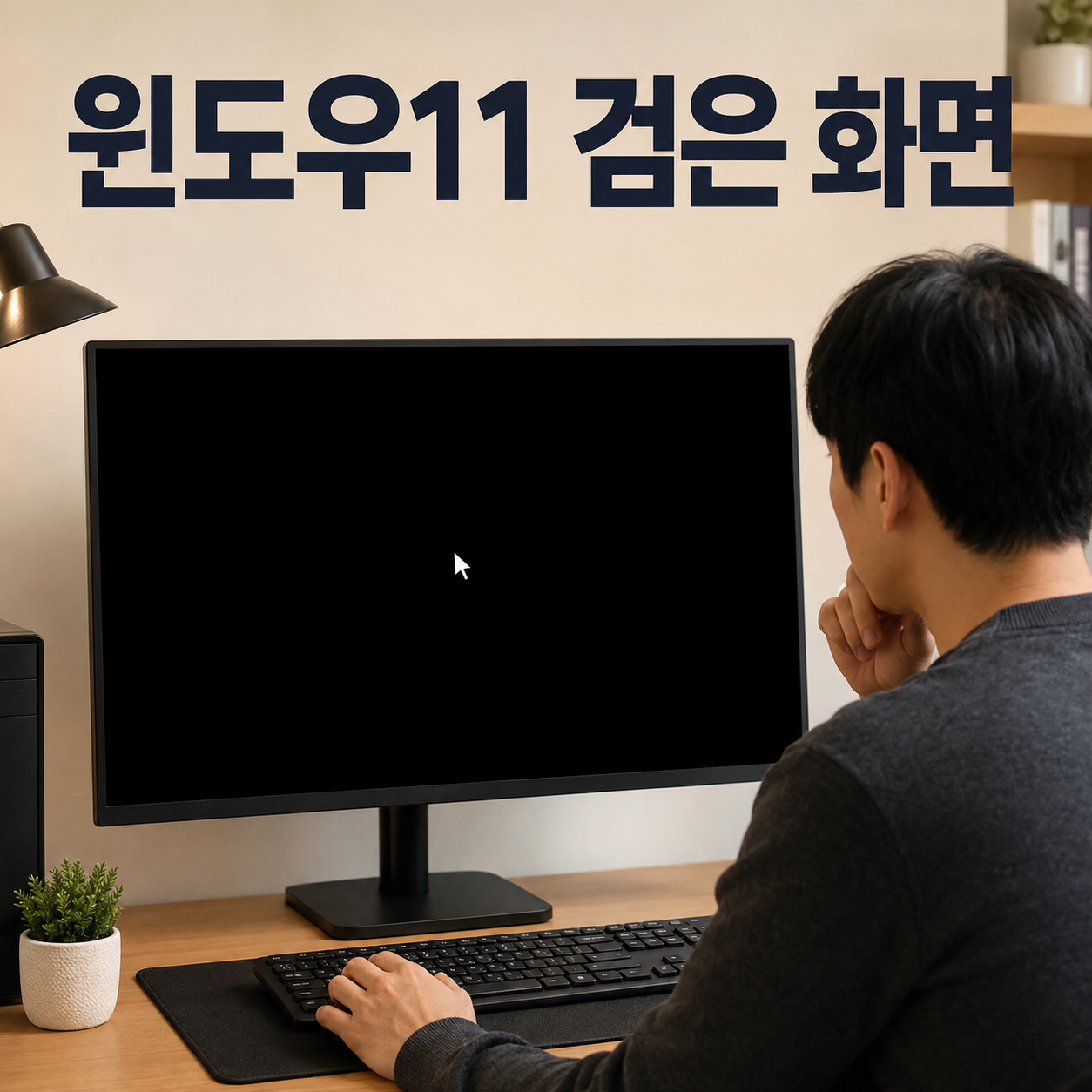 윈도우11 검은 화면