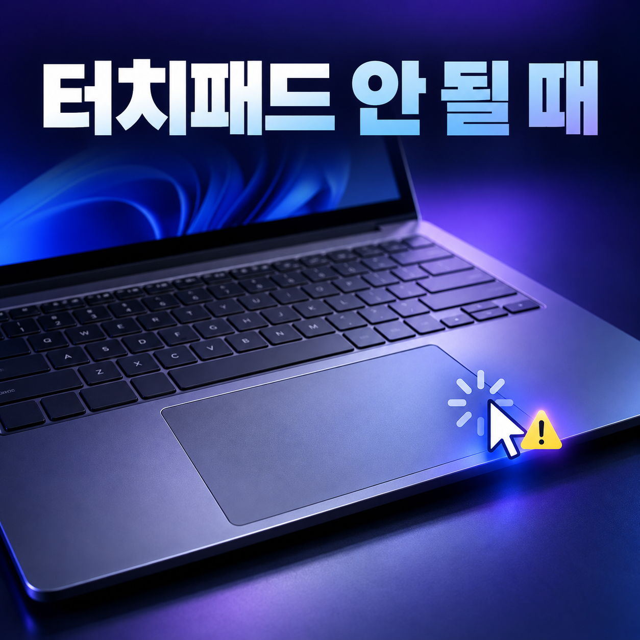 윈도우11 터치패드 안 될 때 대표 이미지