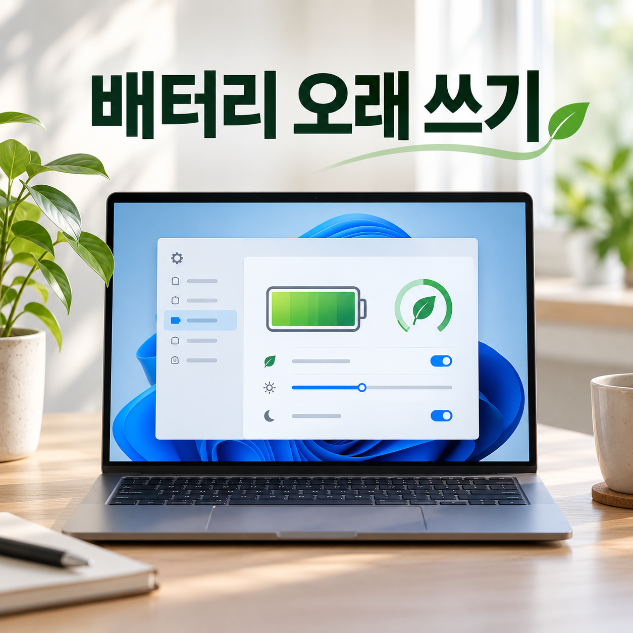 윈도우11 배터리 절약 대표