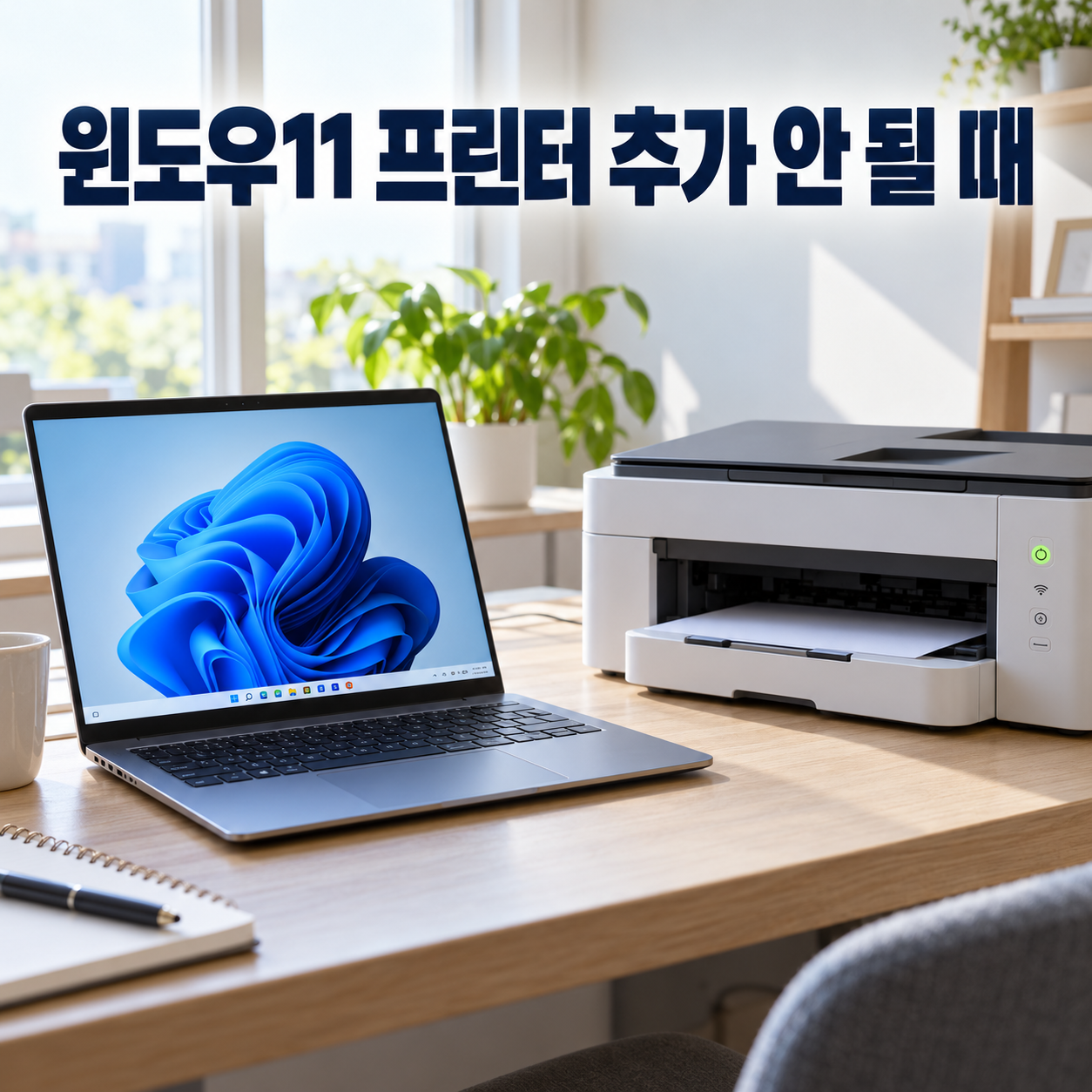 윈도우11 프린터 추가 안 될 때
