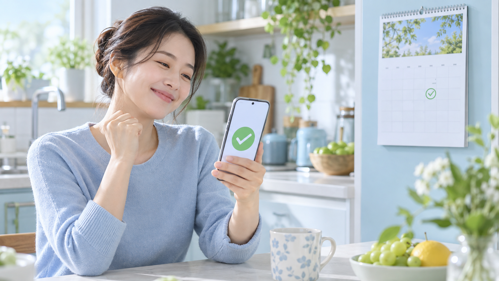 변경 확정 정상 결과