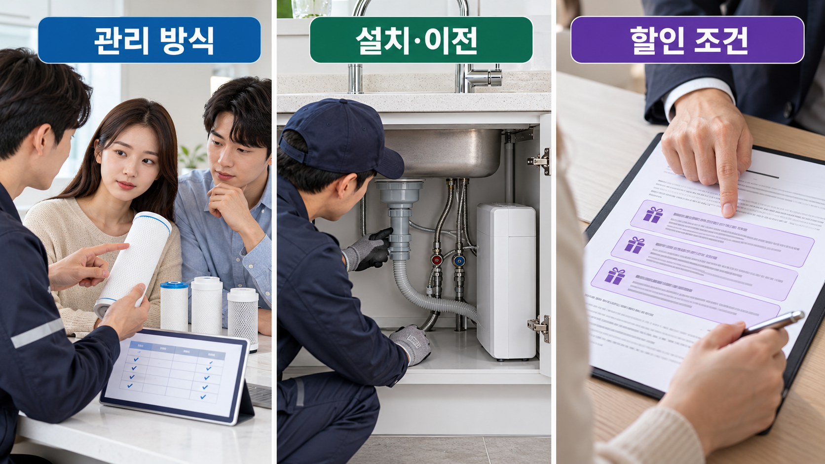 관리와 설치 조건
