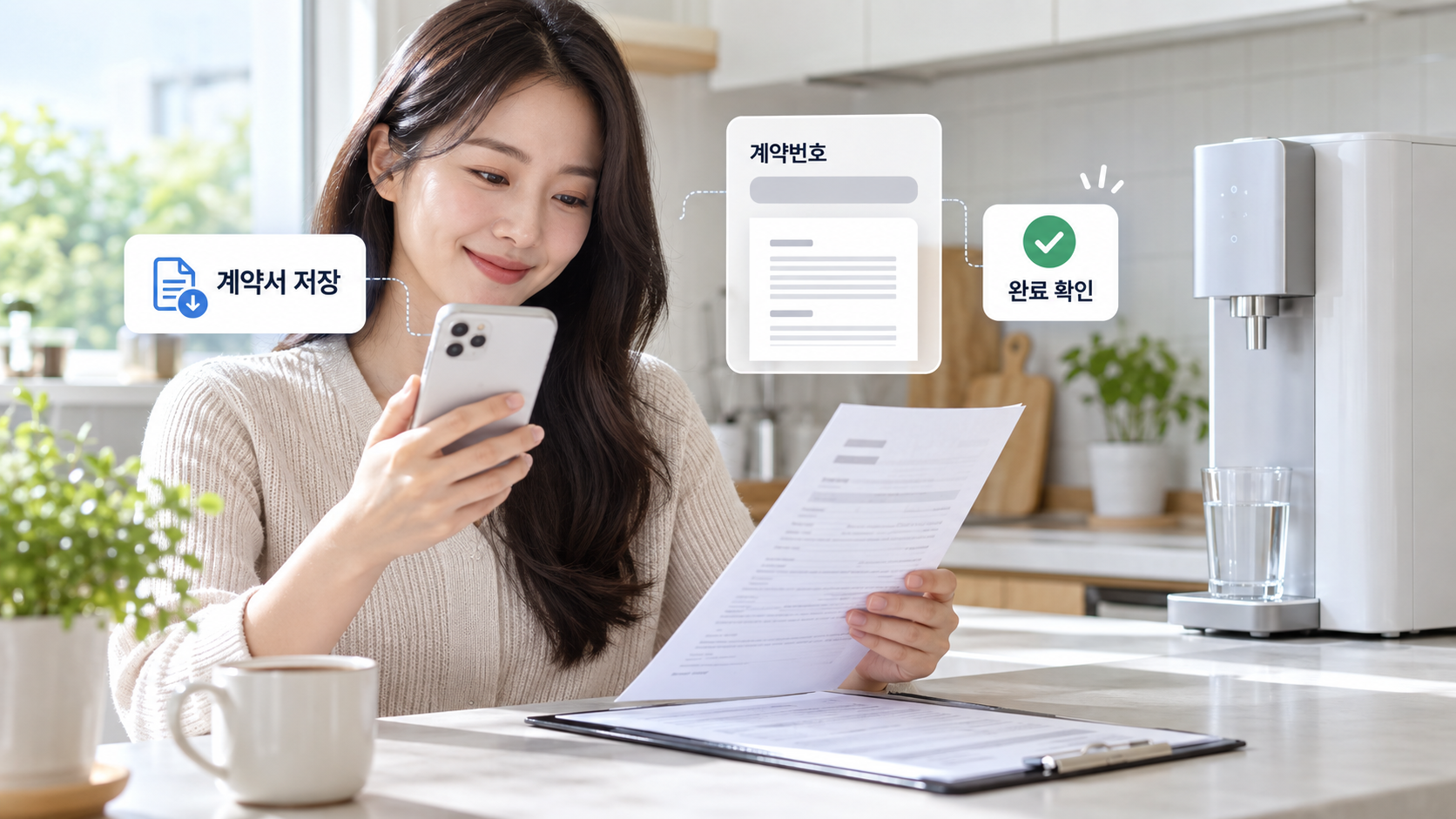 계약 완료 확인