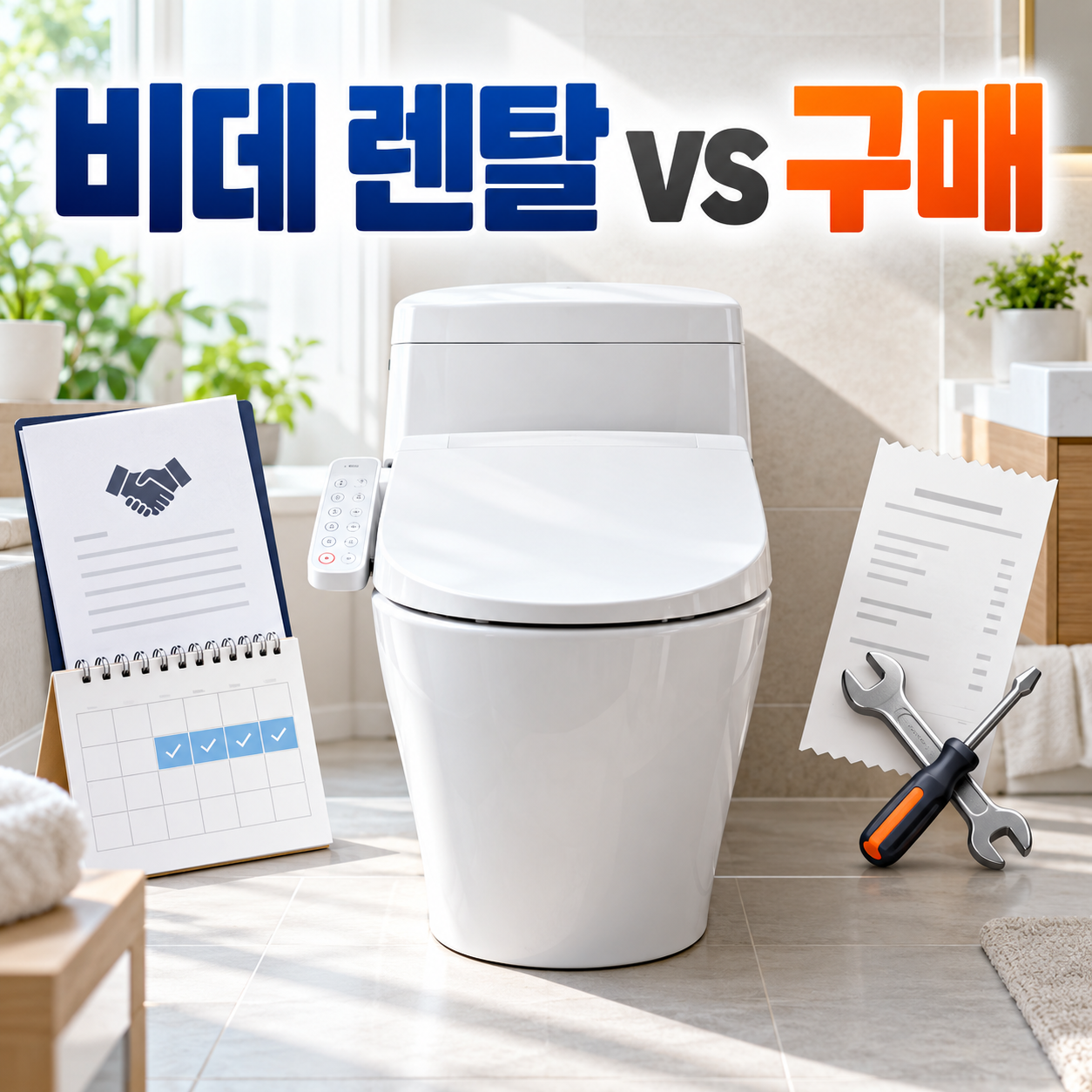 비데 렌탈 구매 비교 대표 이미지