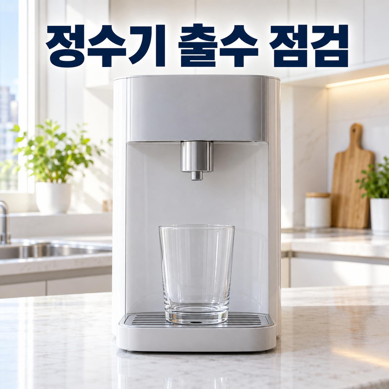 정수기 출수 점검