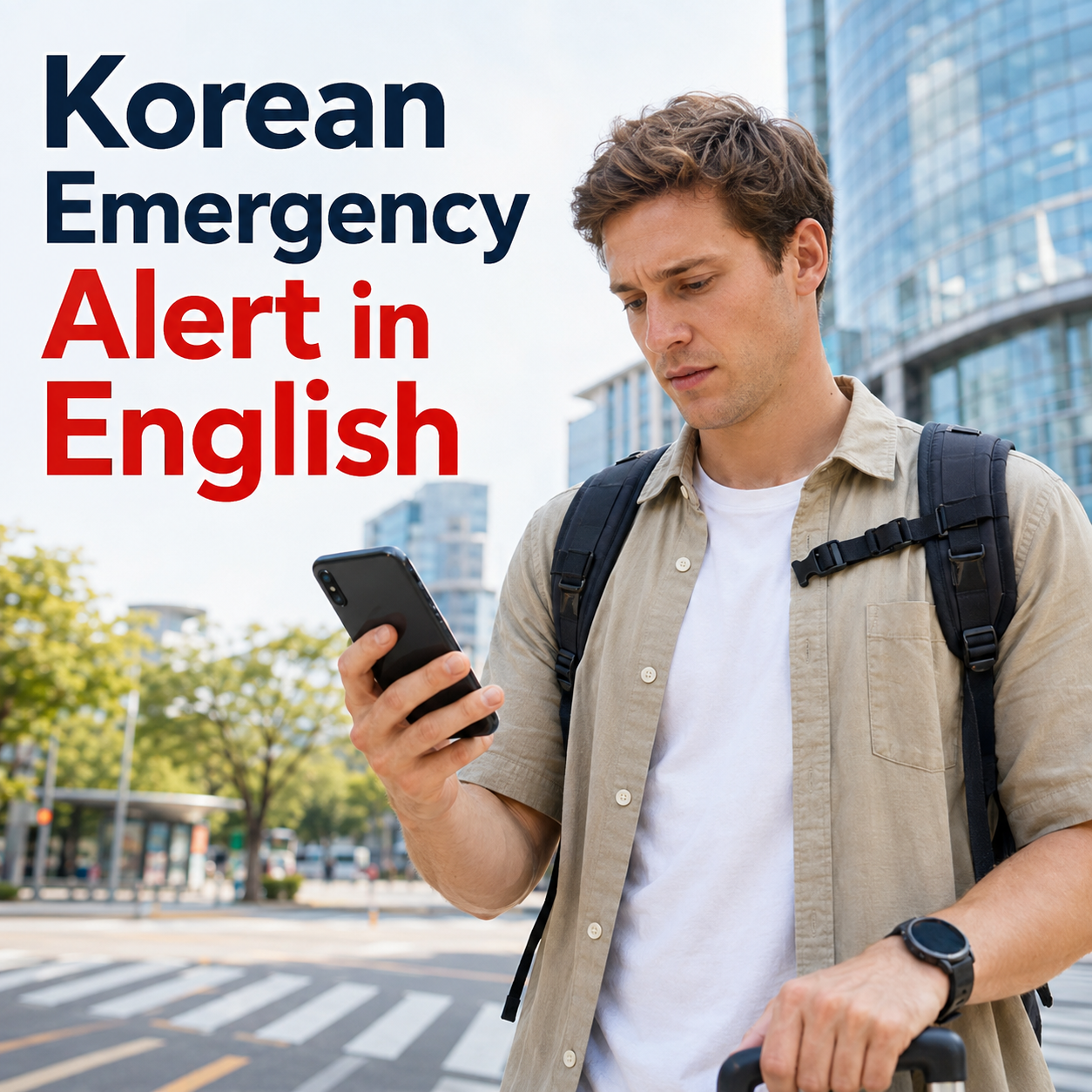 Korean Emergency Alert in English