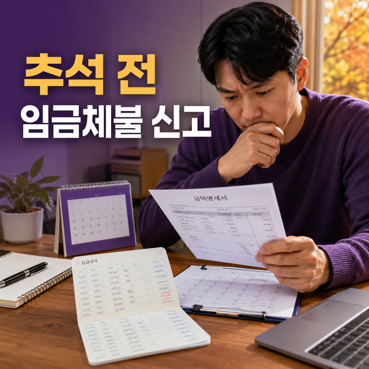 추석 전 임금체불 신고