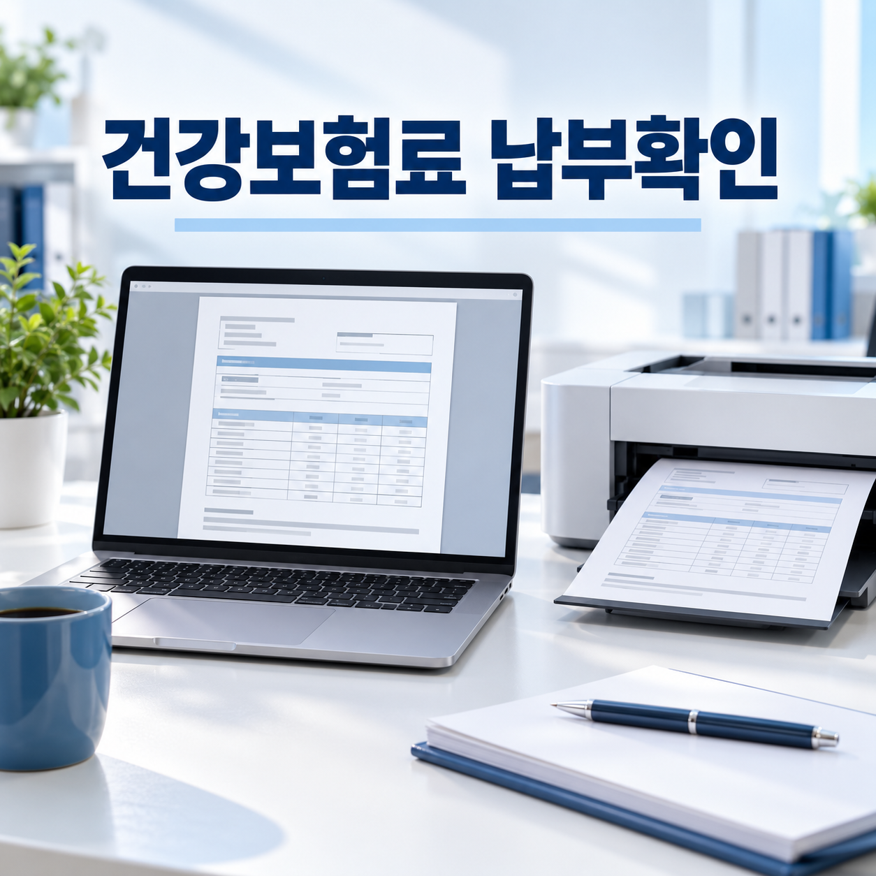 건강보험료 납부확인서 발급 대표 이미지